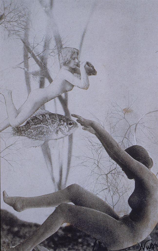 Nusch Eluard, 1936, untitled photocollage